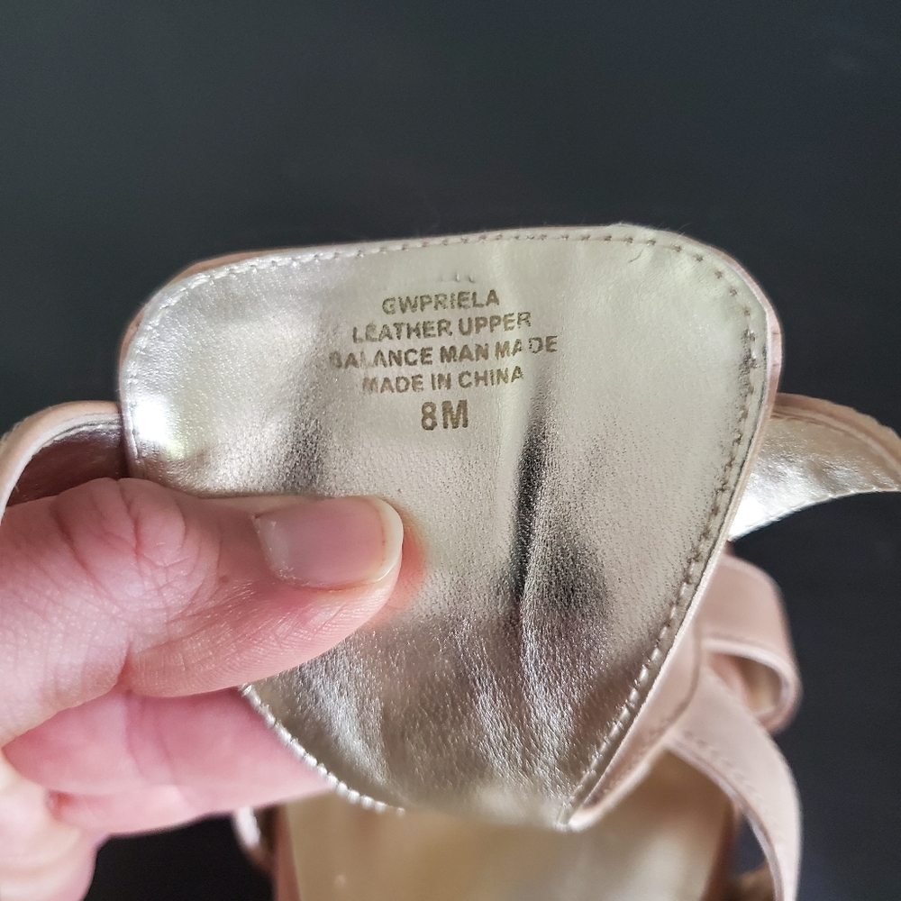 Guess tan wedge sandals size 8M - Picture 7 of 10